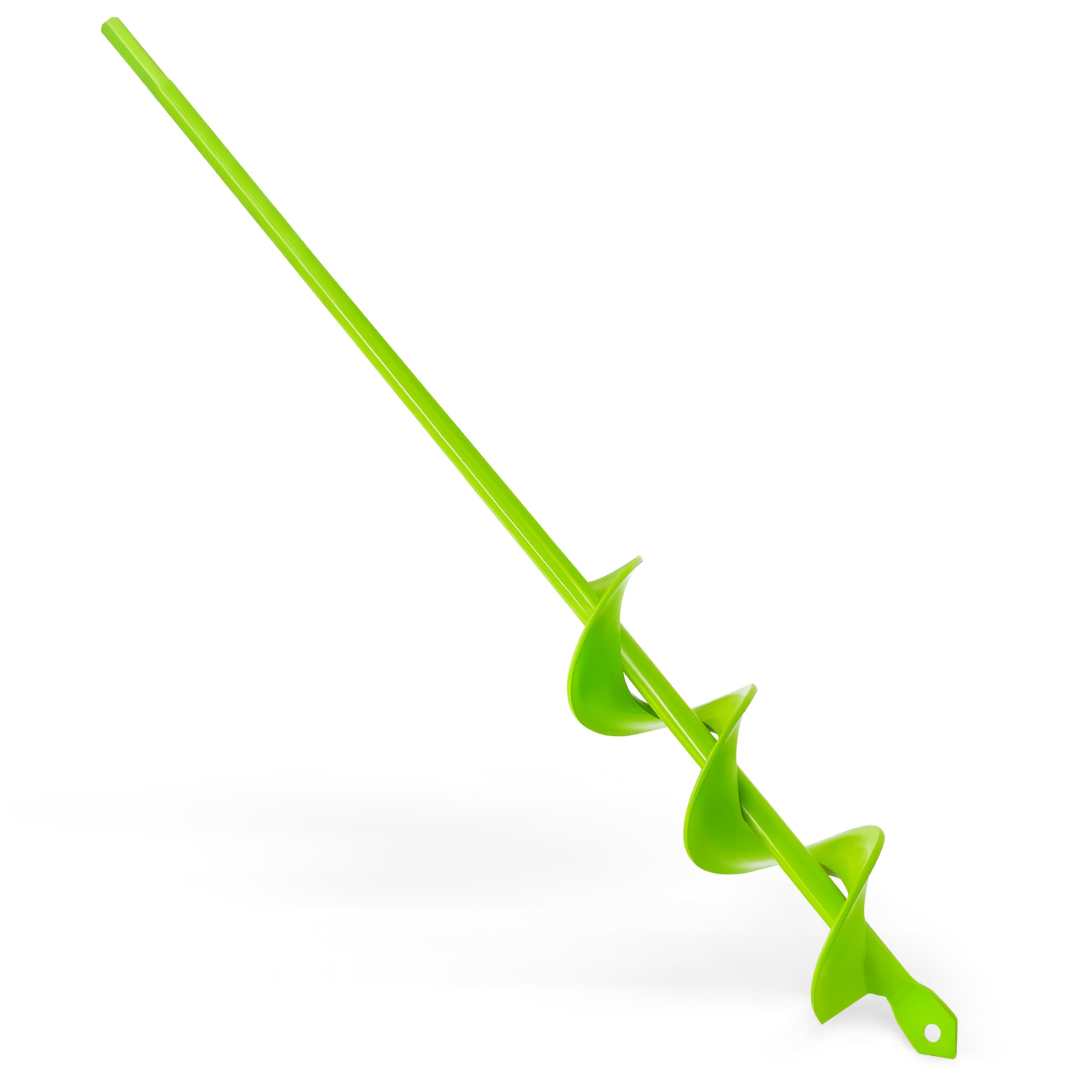 Garden Auger Drill Bit - 40x420mm Greeen Spiral Planting Auger for Hex Driver Drill, Garden Post Hole Digger for Planting Bulbs Seedlings