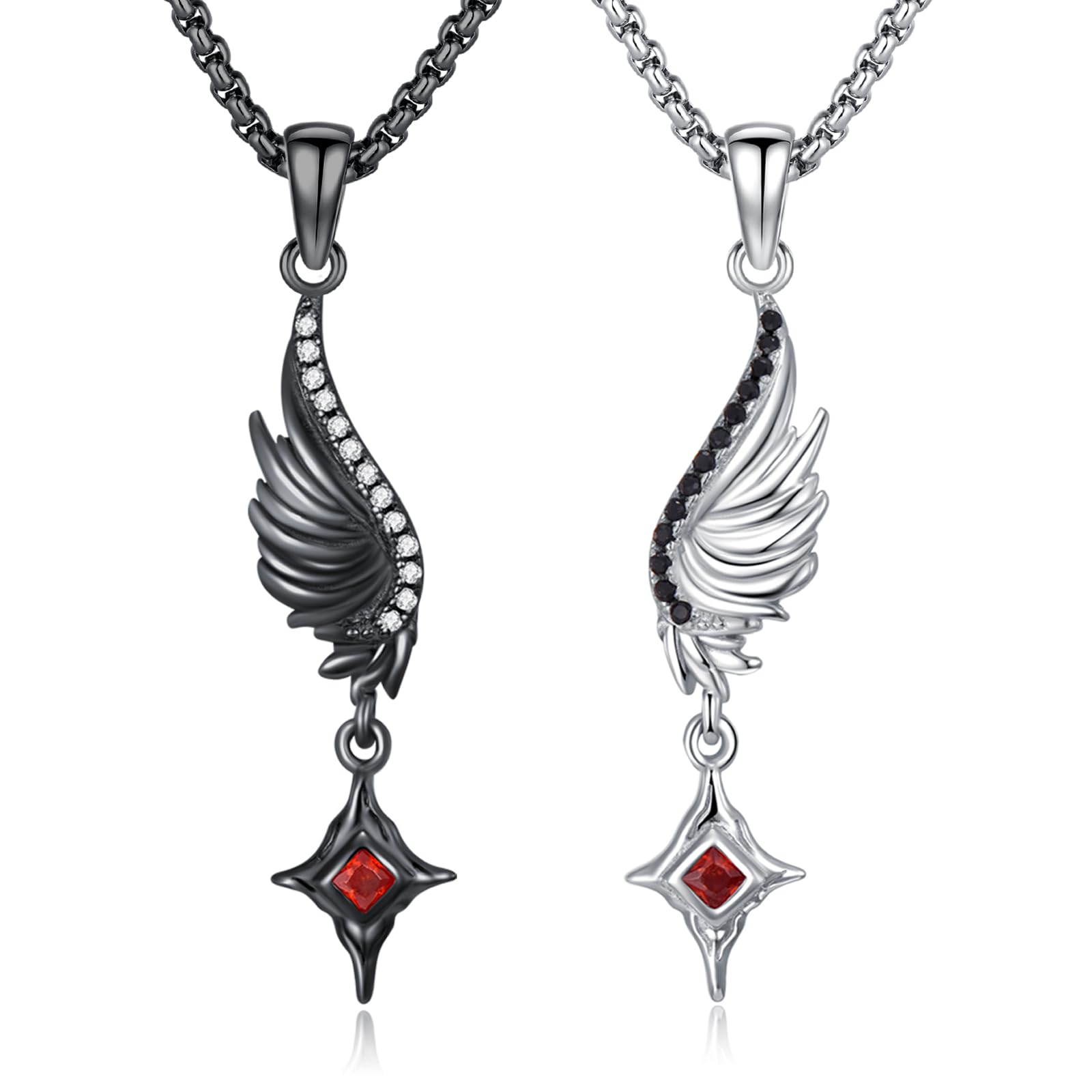 Collier ange et diable le cadeau idéal pour amoureux - 8