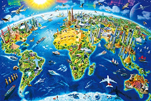 Puzzle 1000 Teile Erwachsene Welt-Wahrzeichen 70 x 50 cm Puzzles für...