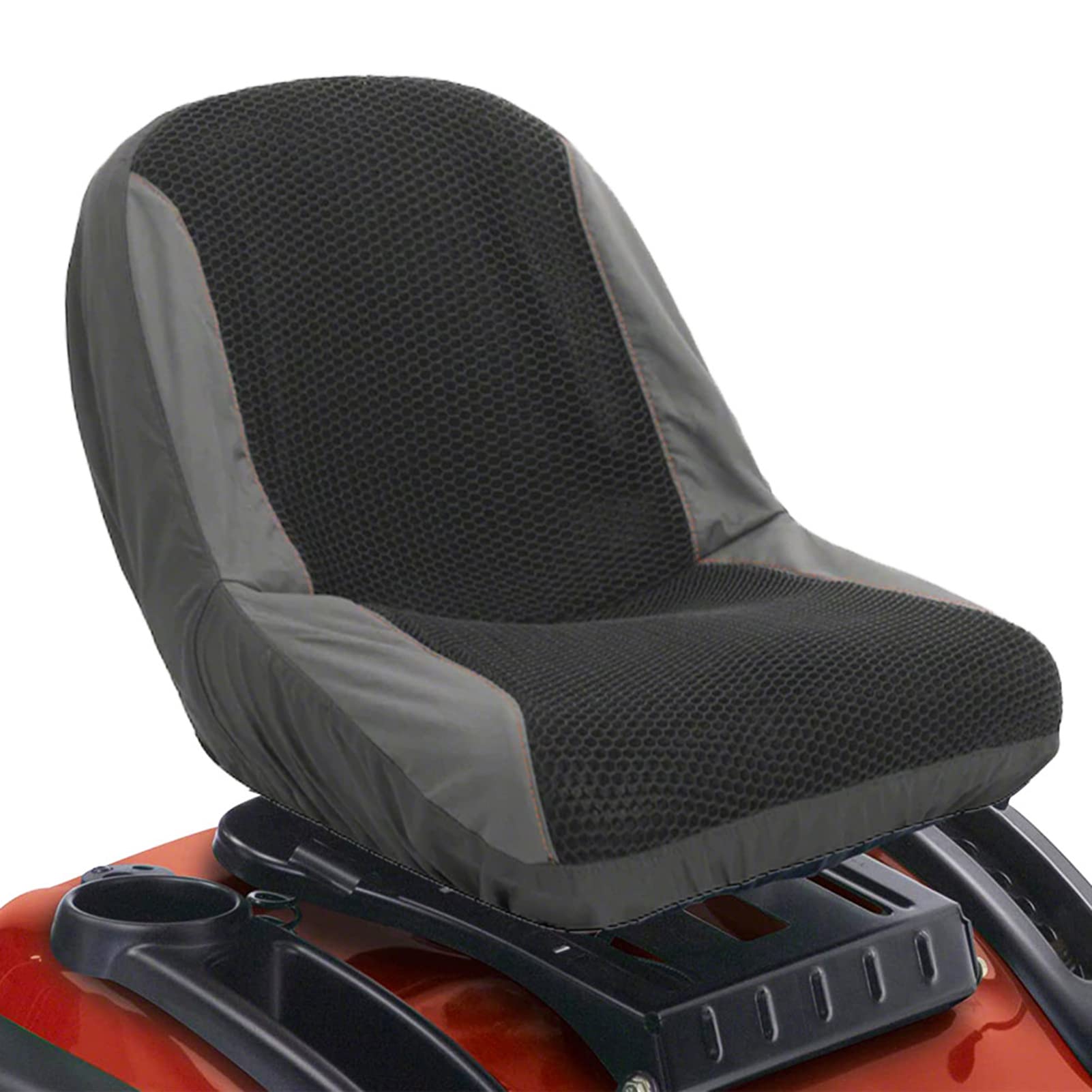 BSEID Funda de asiento para tractor, impermeable, para tractor de césped, funda de asiento de tractor de malla transpirable, funda impermeable para asiento de tractor, funda de asiento para tractor de