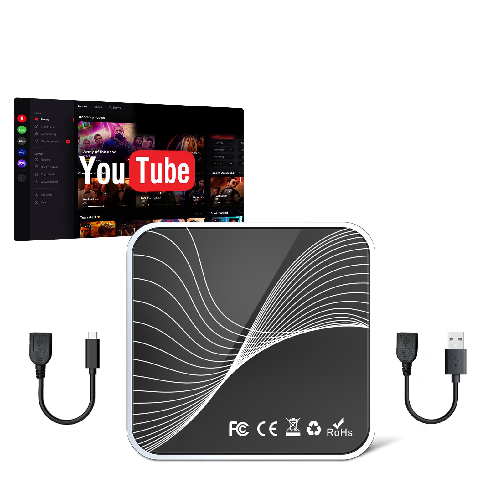 Amazon.com: Spedal Car TV Adapter | CarPlay AI Box with YouTube