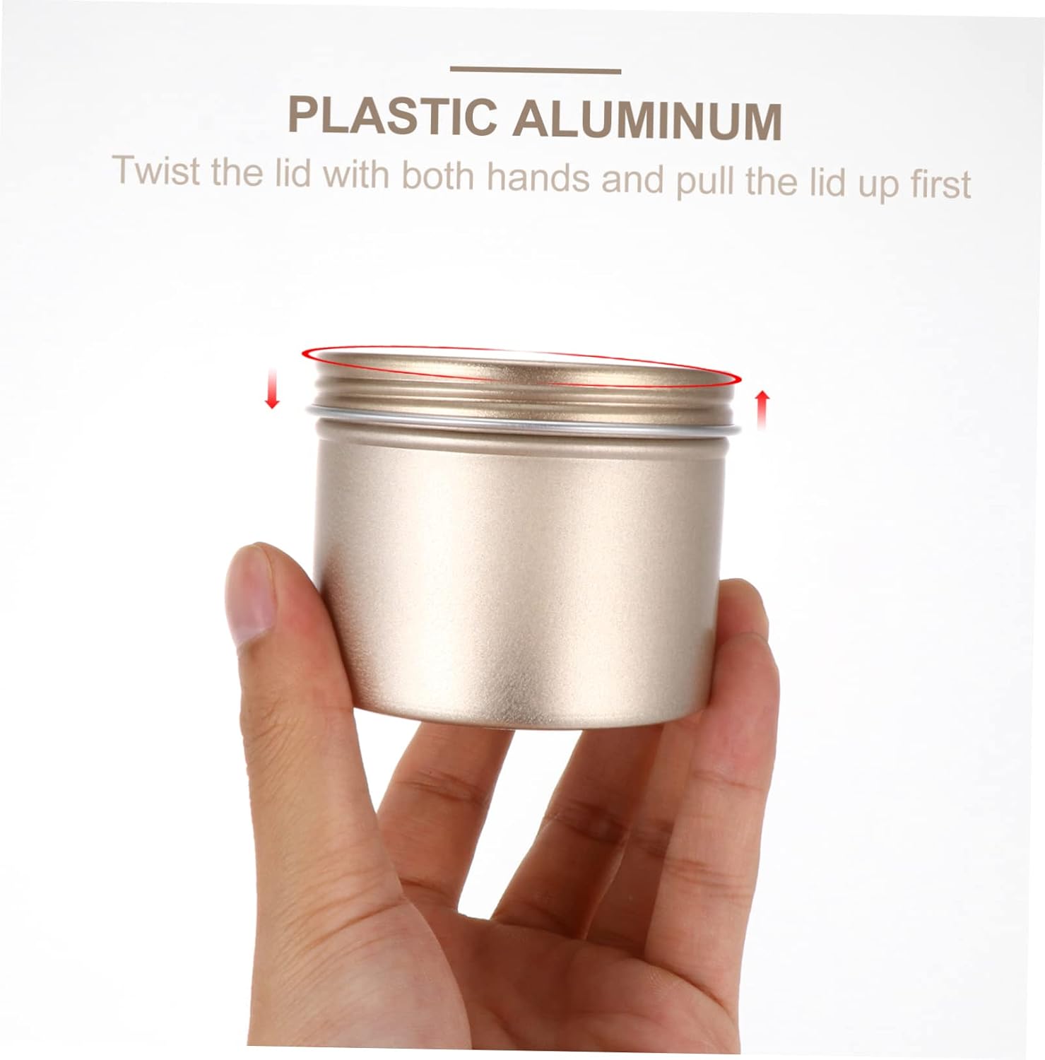 12pcs Aluminum Jars Lid Leak Containers for Cosmetics Creams Hair Products and Craft Supplies Refillable Storage image 4