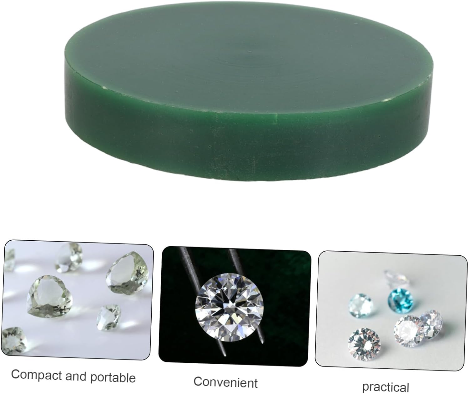 Wax Block and Carving for Jewelry Round Green Sculpting Casting