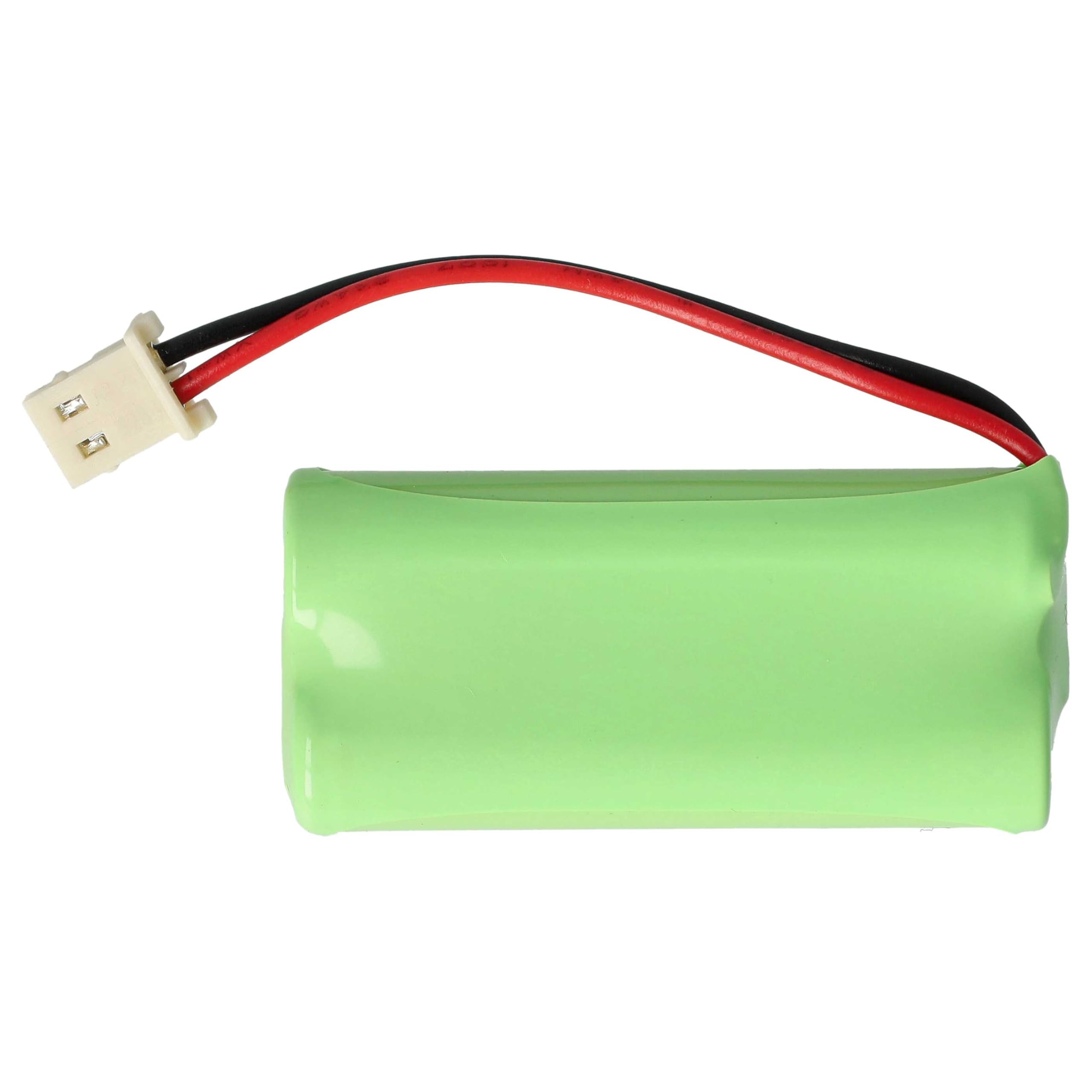 vhbw Bateria zamienna do BT183342 | BT262342, BT266342, BT283342, GP1210, VTECH73C02 do bezprzewodowego telefonu stacjonarnego (800 mAh, 2,4 V, NiMH)