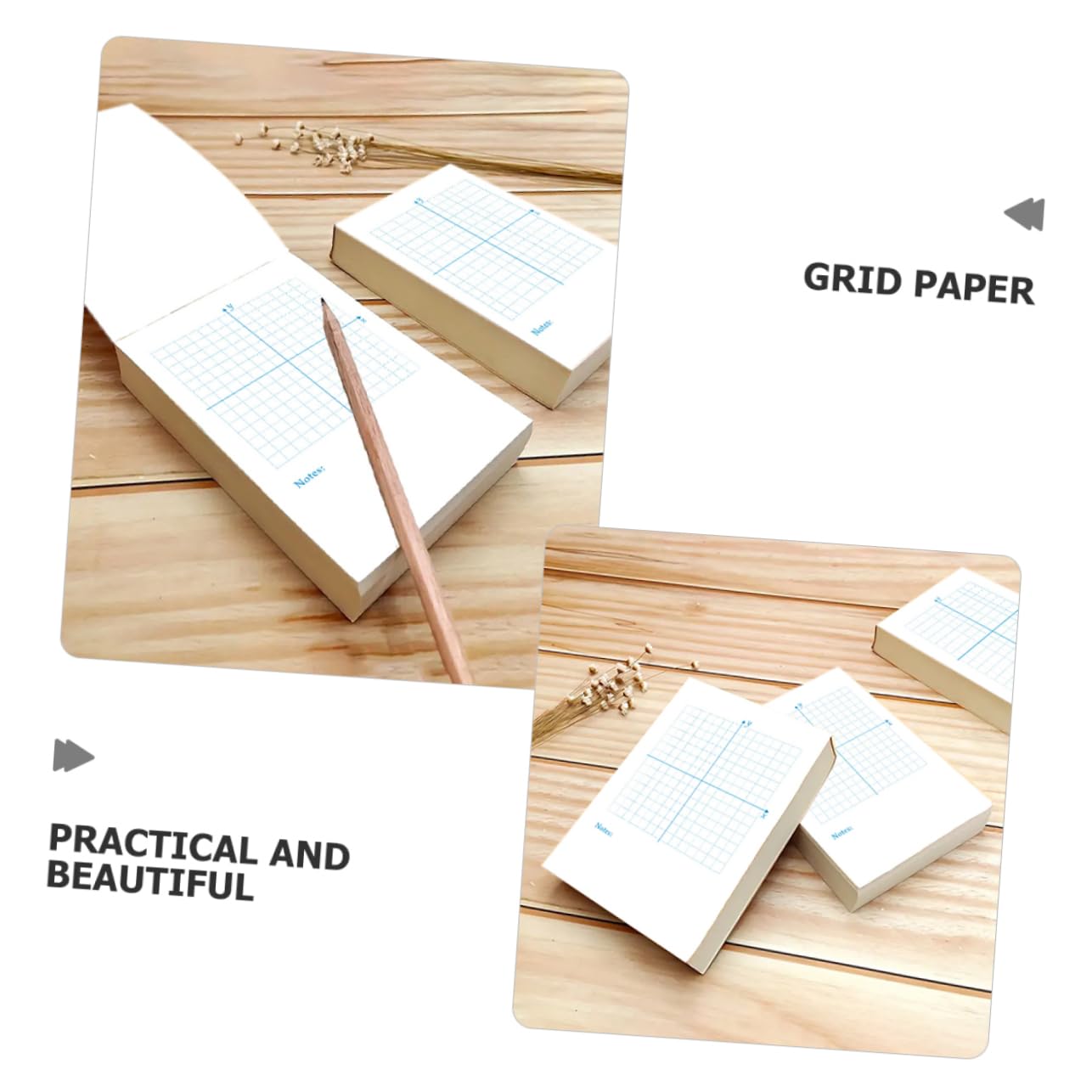 Operitacx 4 Piezas Cuaderno de Práctica Matemática Xy de Cuadernos Ejercicios de Matemáticas Hojas de Dibujo y Práctica Doble Académico