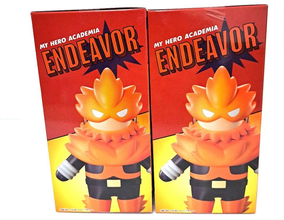 僕のヒーローアカデミア ソフビ フィギュア　エンデヴァー 2体セット Amazon.co.jp: ヒロ アカ エンデヴァー ソフビ フィギュア 2体セット