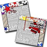 Hockey NPM - Premade Scrapbook Pages - EZ Layout 3863