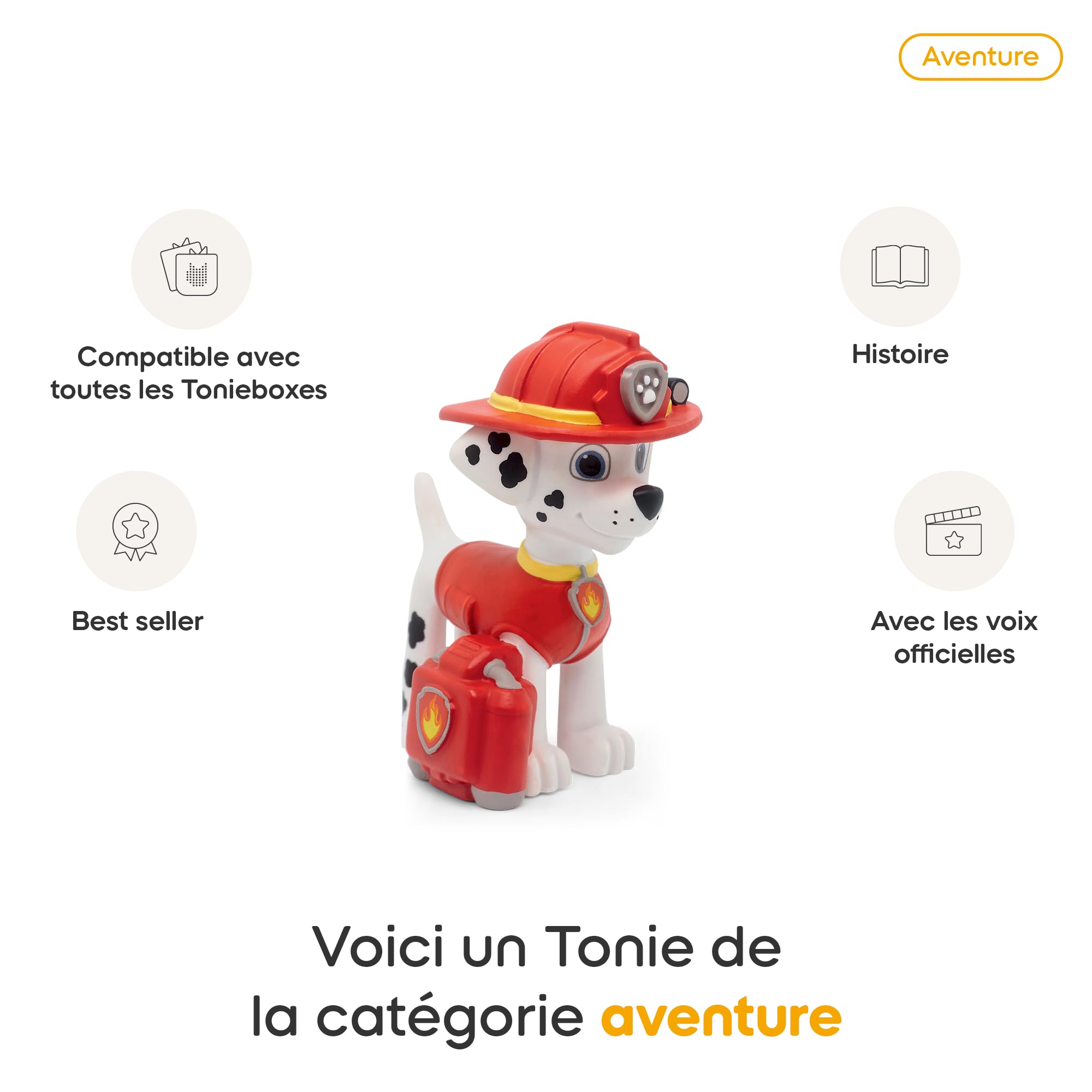 tonies Toniebox 2 Pack Boite à Histoire pour Enfant 1 à 9 Ans, Robuste & Facile à Utiliser, La Pat' Patrouille, 2 Figurines, Bleu Ciel