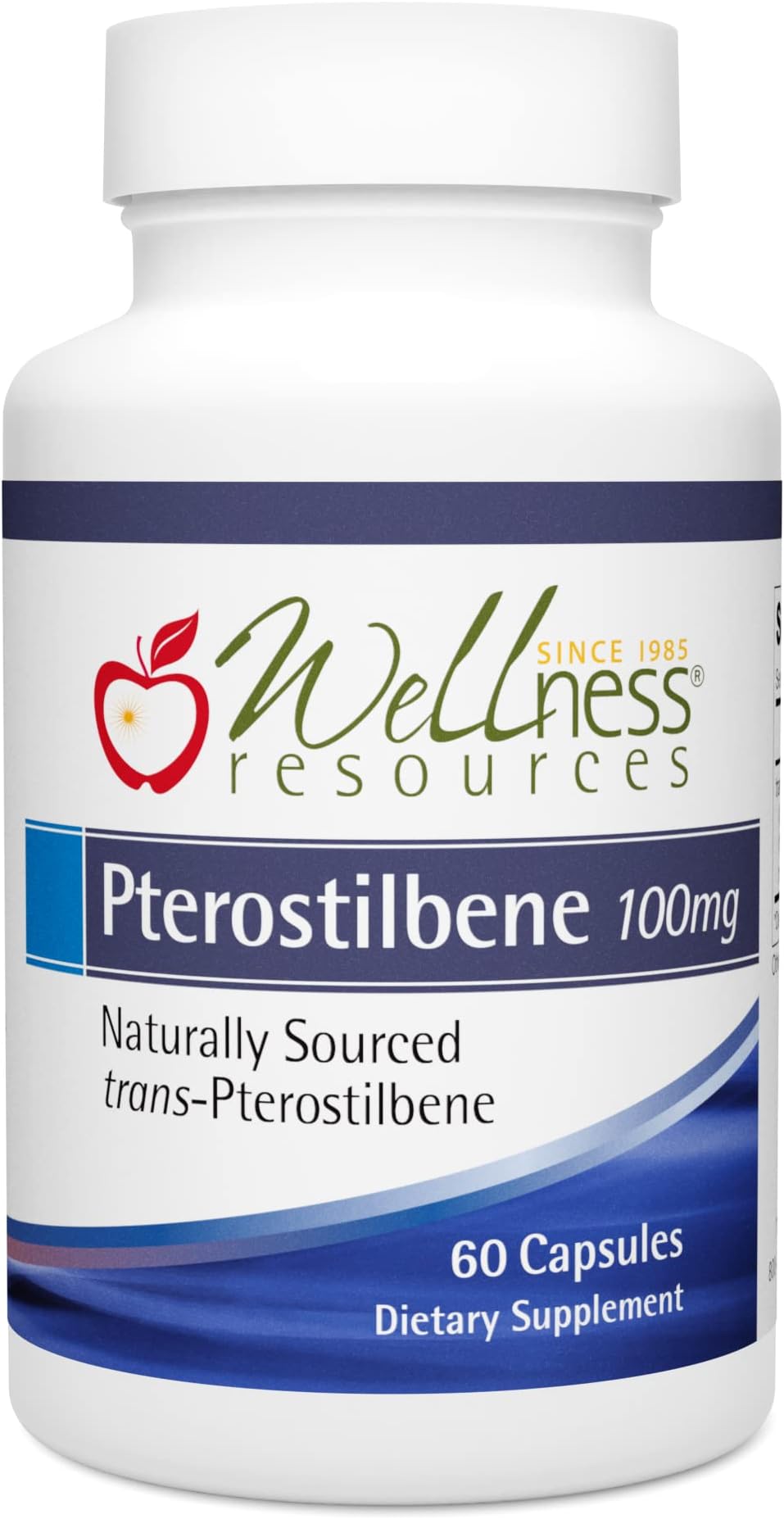 Pterostilbene - Natural Source Silbinol Trans-Pterostilbene for Healthy Aging (100mg, 60 Veggie Capsules), Non-GMO, Vegan, Soy-Free