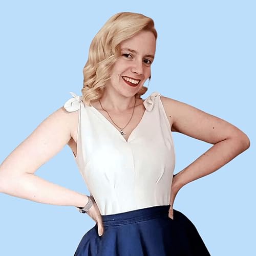 Miniatura 3 de Patrón de costura de los años 50, parte superior recortada Rockabilly  brasier - 40 pulgadas (40.0in)