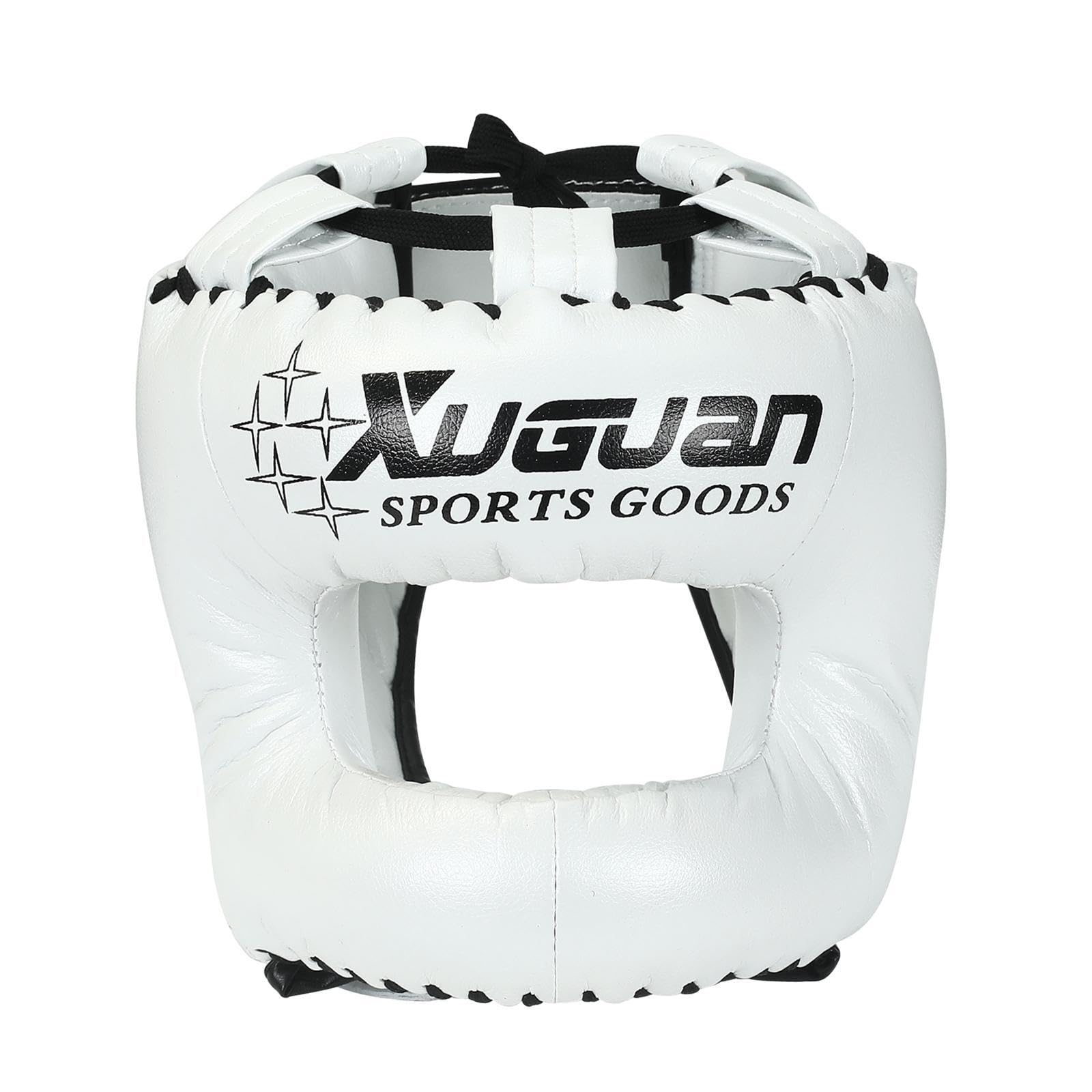 Casco da kickboxing, equipaggiamento protettivo da boxe, protezione integrale regolabile di qualità per il comfort e sicurezza, protezione per la
