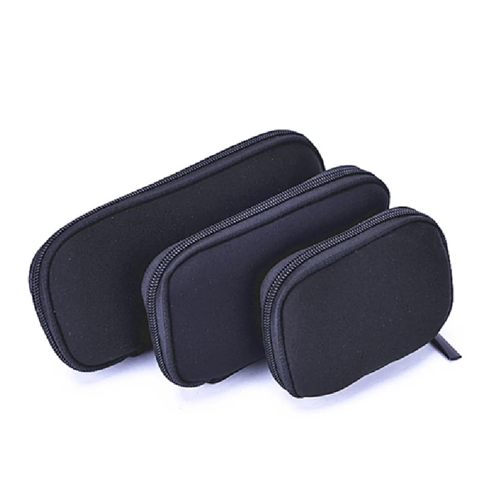 Estuche de almacenamiento para disco duro, 4 unidades, resistente al agua, PVC, con cremallera, organizador de almacenamiento de viaje para unidades flash