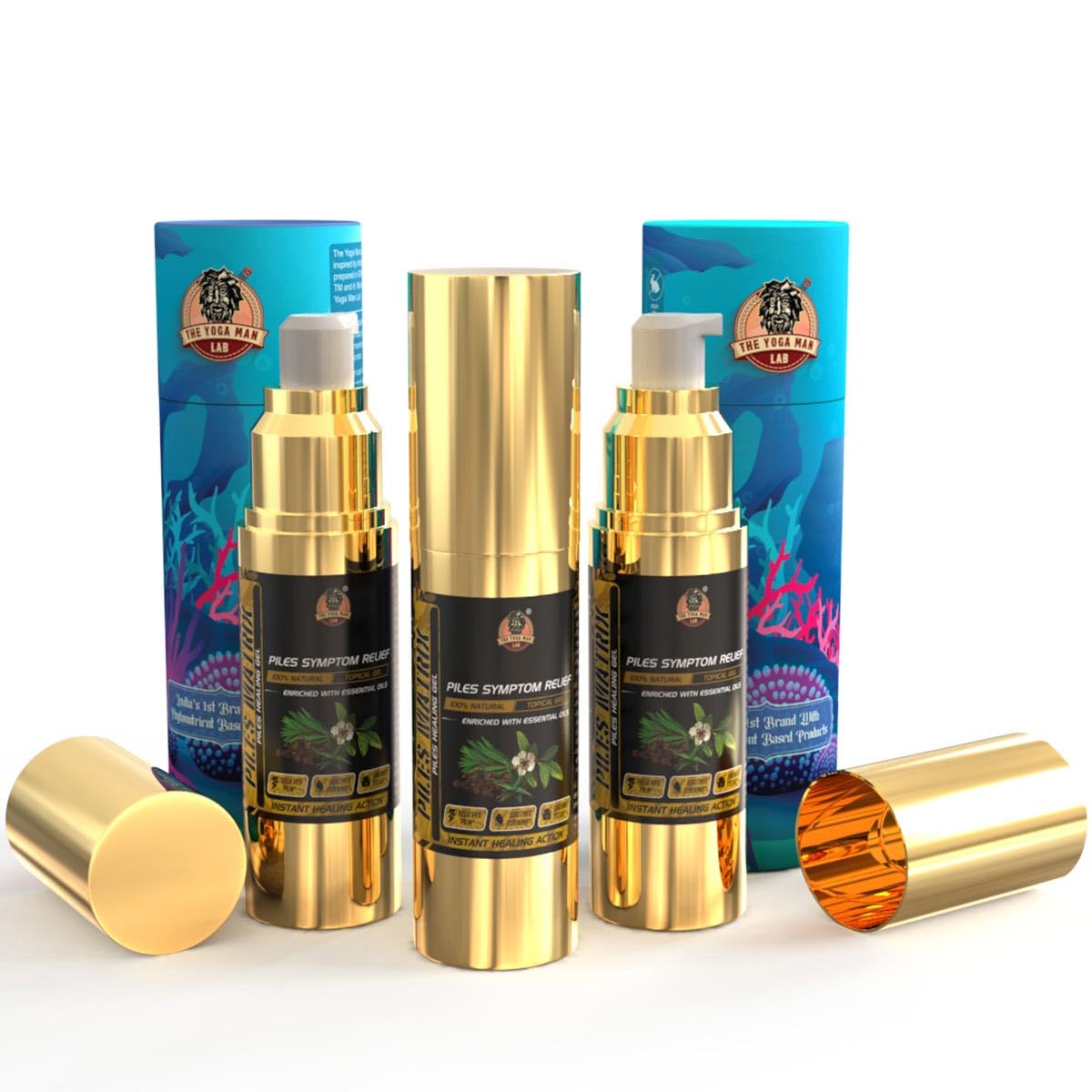 The Yoga Man Lab Piles Matrix Healing Gel Relieves Pain, Itching & Lubricates Area Natural Ayurvedic Formula With Essential Oils 30ml Pack of 3 (B0D41YM8Y1) Amazon Price History, Amazon Price Tracker