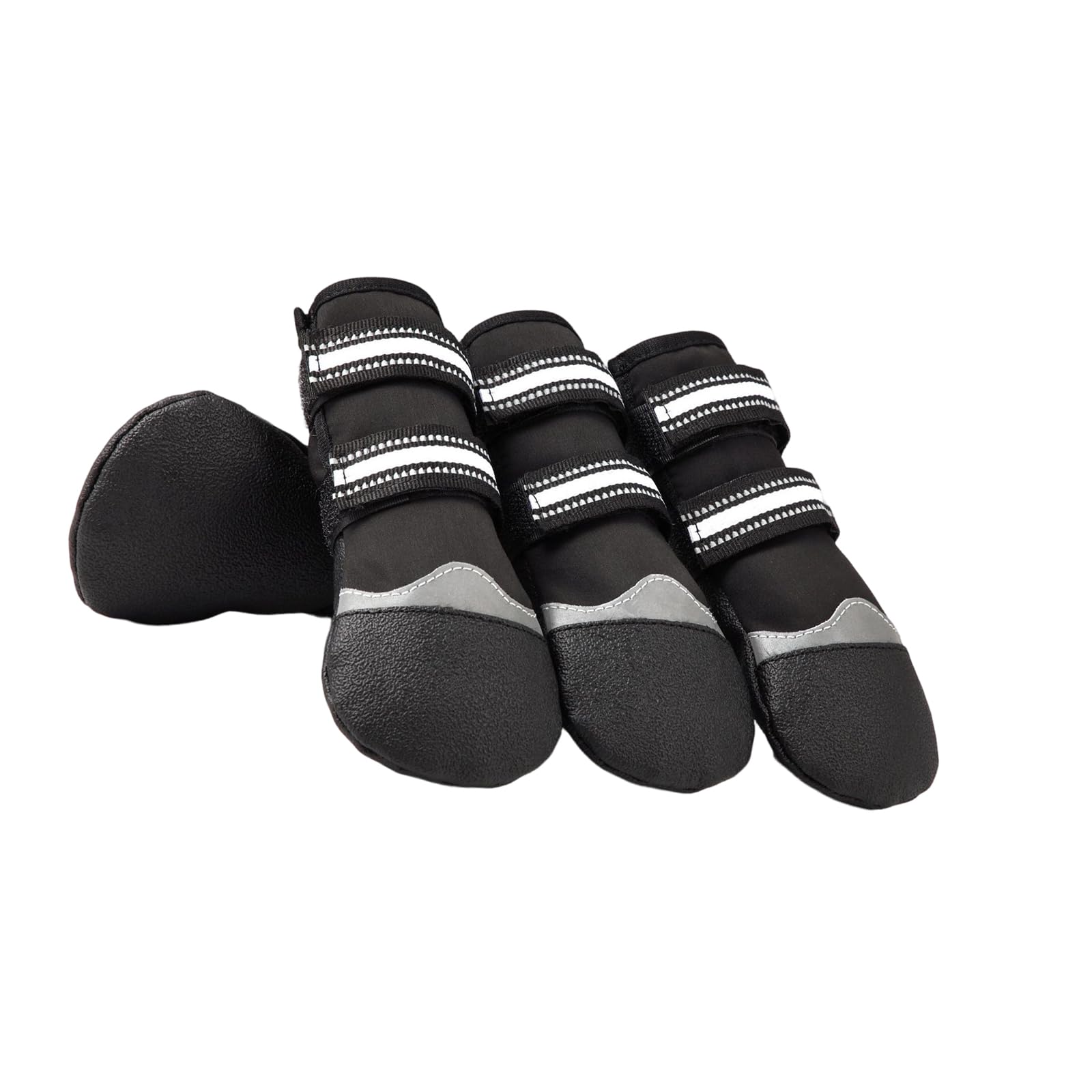 MICFENY 4Pcs Dog Shoes Feet Covers Protective Dogs Shoes Booties with Adjustable Dogs Feet Covers Paws Socks