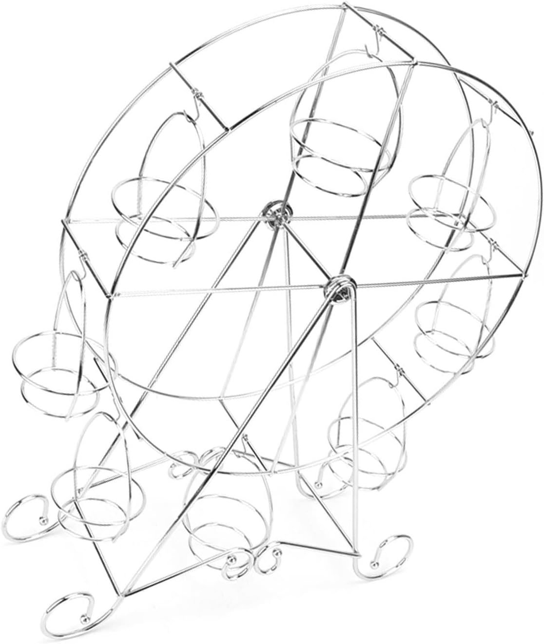 HEEPDD Ferris Wheel Cupcake Stand, Decorative Dessert Serving Tray, Carnival and Circus Theme Party Wedding Display Holder