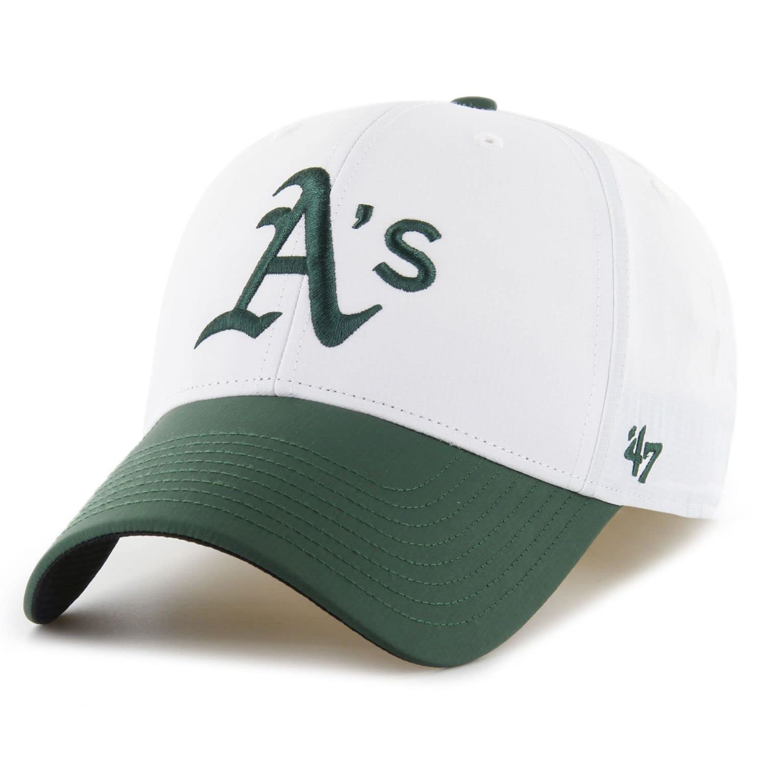 47 Brand Snapback Trucker Cap - MESH POP Oakland Athletics White