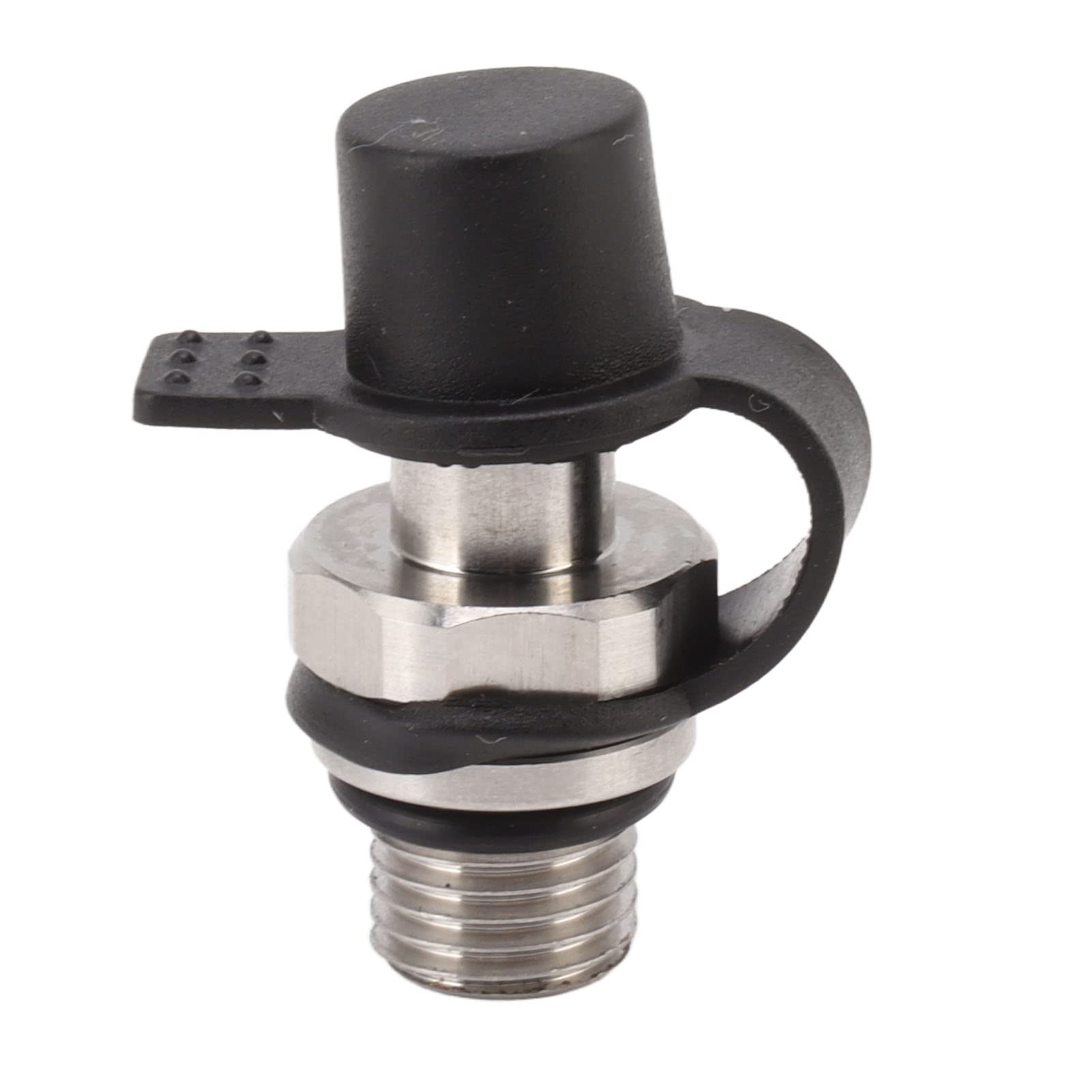 CO2 Bottle Refill Adapter, Stainless Steel Polished, Tight Thread, Quick Insertion, Closely Fits the Original Machine Hole Position