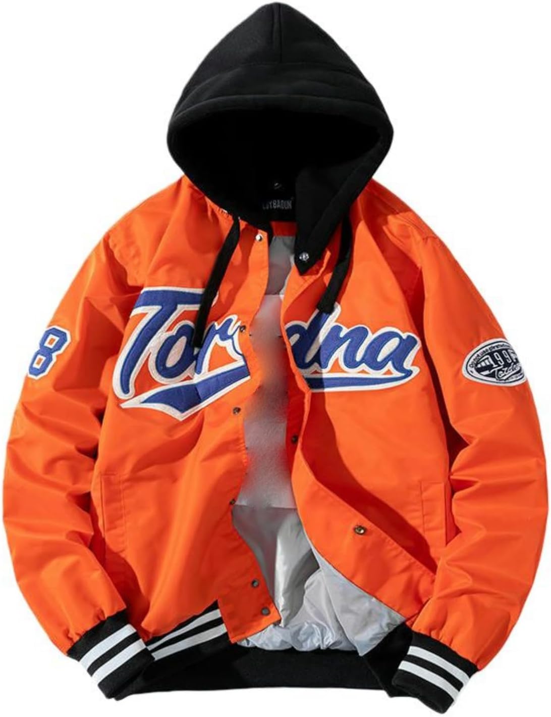 Men’s Spring Autumn American Vintage Loose Flight Baseball Embroidered Hong Kong-Style Jacket