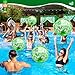 5 Pack Inflatable Glitter Beach Balls St Patricks Party Decoration 24 Inch 16 Inch Pool Toys Balls Glitters Inflatable Clear Beach Ball Swimming Pool Water Beach Toys Outdoor St Patricks Party Favors