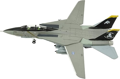 Miniatura 4 de TANG DYNASTY (TM) 1:100 F-14A Tomcat Fighter Attack Modelo de avión de metal, US Navy 2003, modelo de avión militar, avión fundido a presión, para