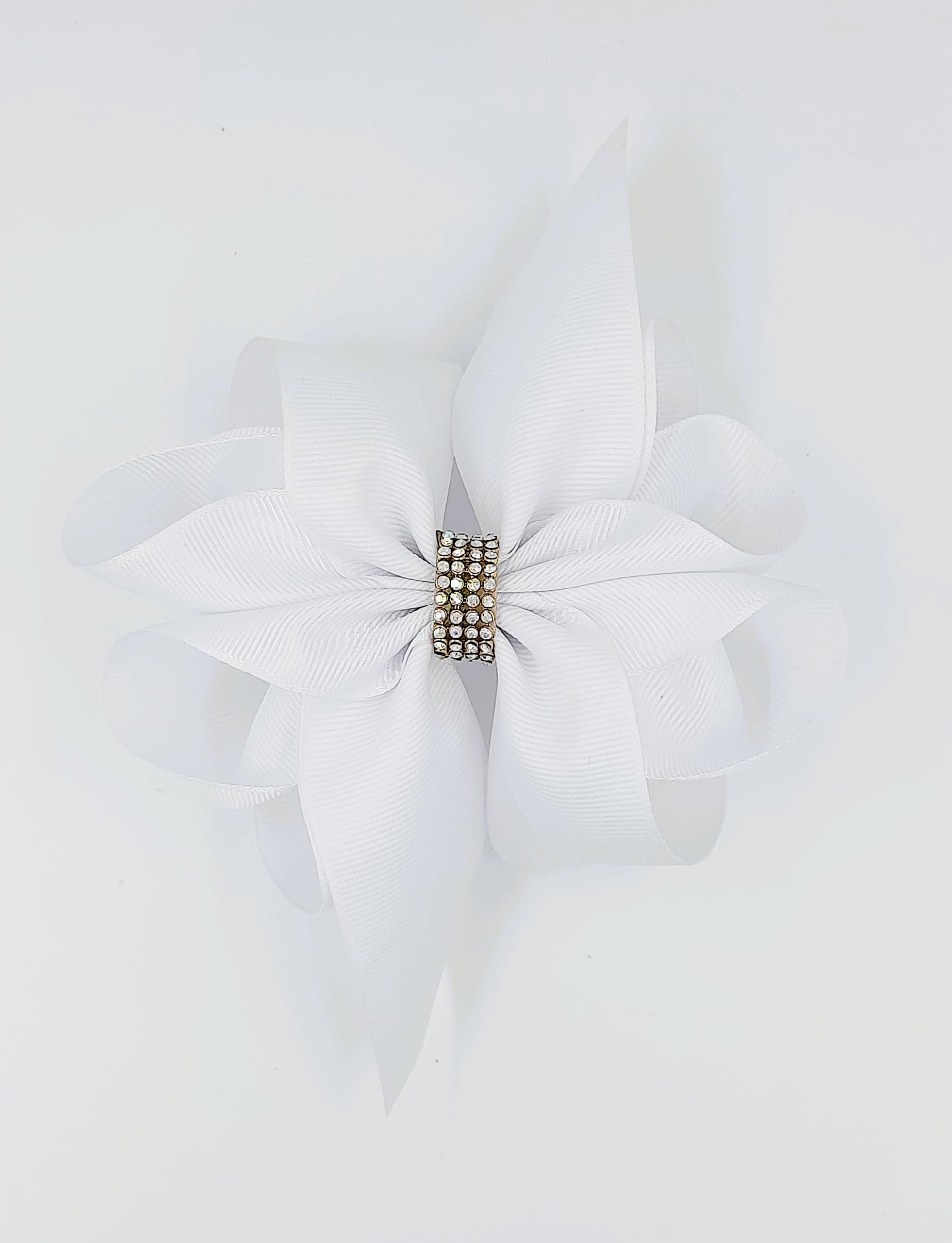 TinyShiny_Octopus Bow - 4Layers with Resin Diamond decor, Girls Bow, Bows for Babies, Girls Hair Accessory, Woman hair accessory, Big size Bow (White) (B0CH55TD4N) Amazon Price History, Amazon Price Tracker