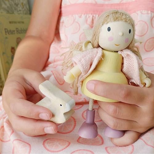 Miniatura 5 de Tender Leaf Toys - The Goodwood Family - Figura de acción de madera muñecas en miniatura - Fomenta el juego divertido creativo e imaginativo para