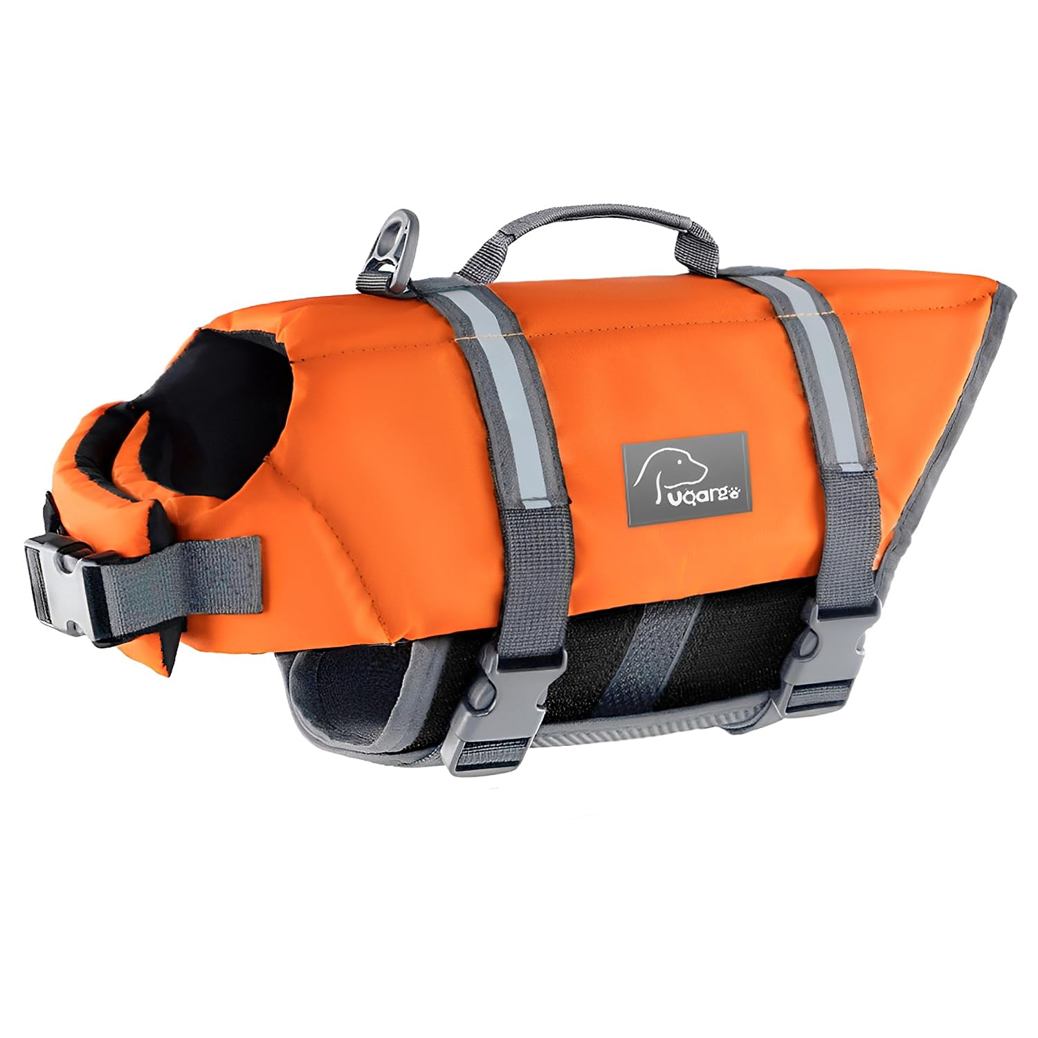 Voarge Dog Life Vest, Swimming Float Jacket Adjustable, Dog Life Jacket for Small Medium