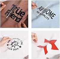 Vista 43 de TUMIYA HTV Heat Transfer Vinyl Rolls - 12" x 30 Ft HTV Vinyl, Black Iron on Vinyl DIY Design for T-Shirt (Black)