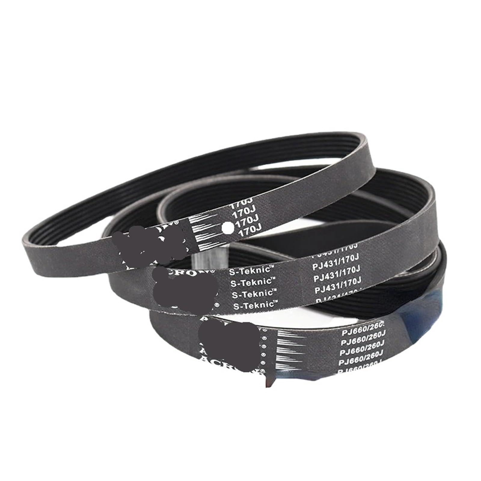 Courroie PJ437 172J 7 côtes élastique pour poulie de moteur électrique
