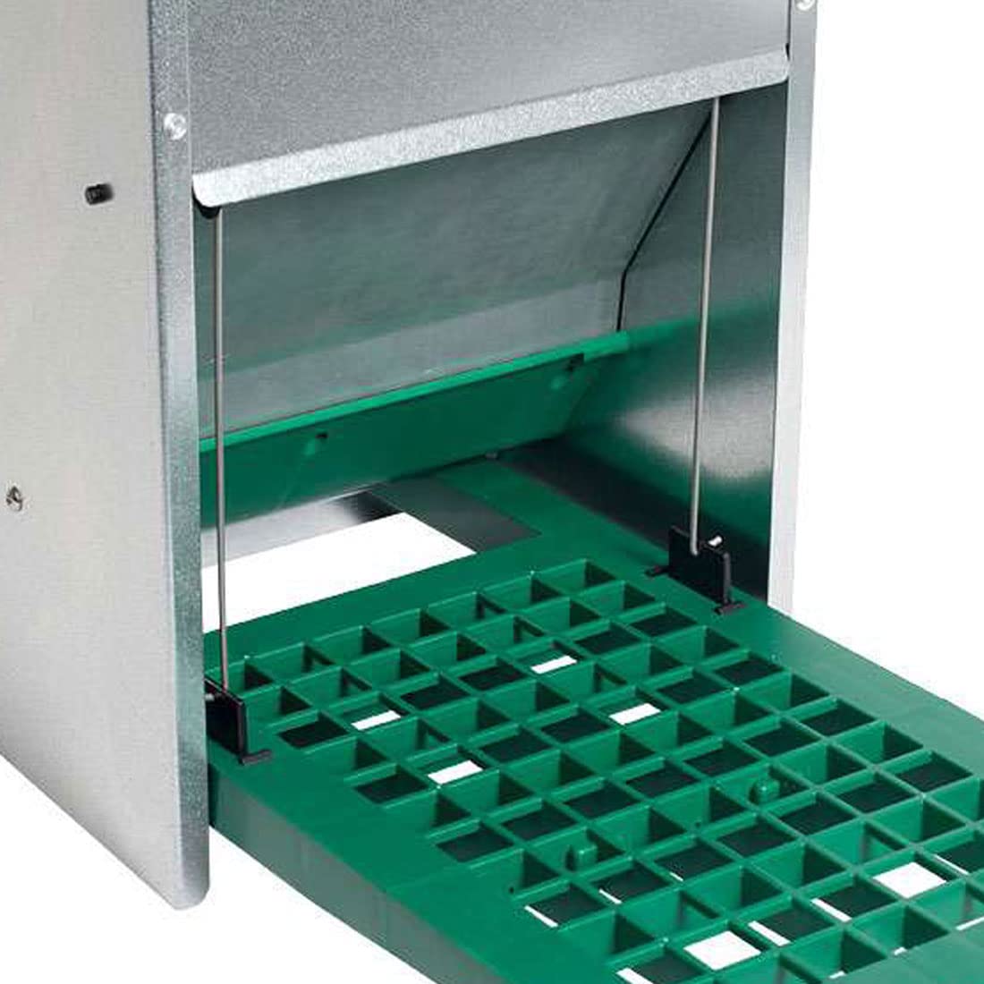 FINCA CASAREJO Mangiatoia automatica per polli - Mangiatoia antiparassitaria - Distributore automatico con pedale - Capacità 8 Kg