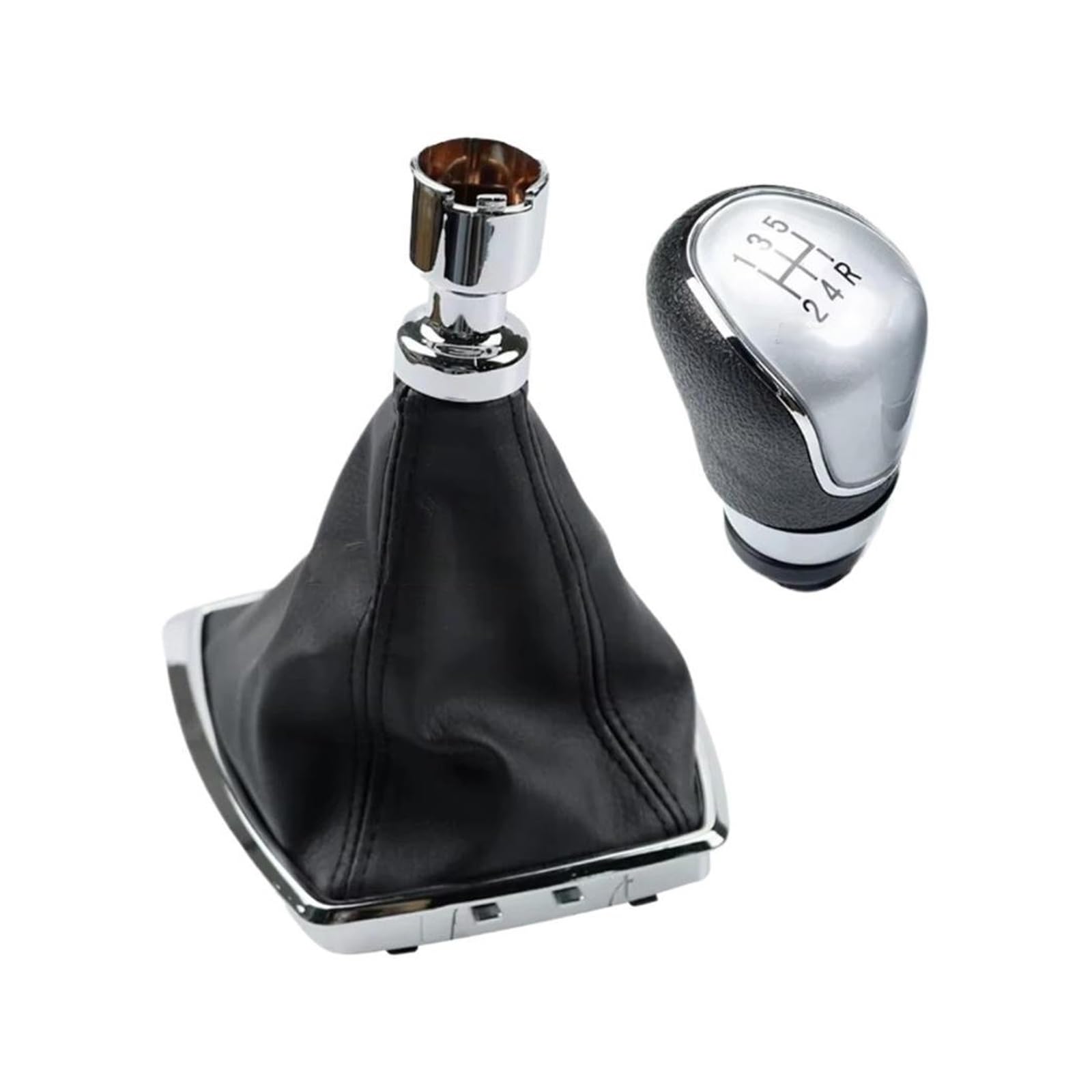 JSYALMSLW Knob with Boot Shift Knob Manual for Kuga I 08-12/C-Max 07-10 5-Speed / 6-Speed Black/Purple Stylish Gear OE 8V4R-7P002-KB Gb64637aa 1639784 8F4p2k 1PC/2PCS(Purple)