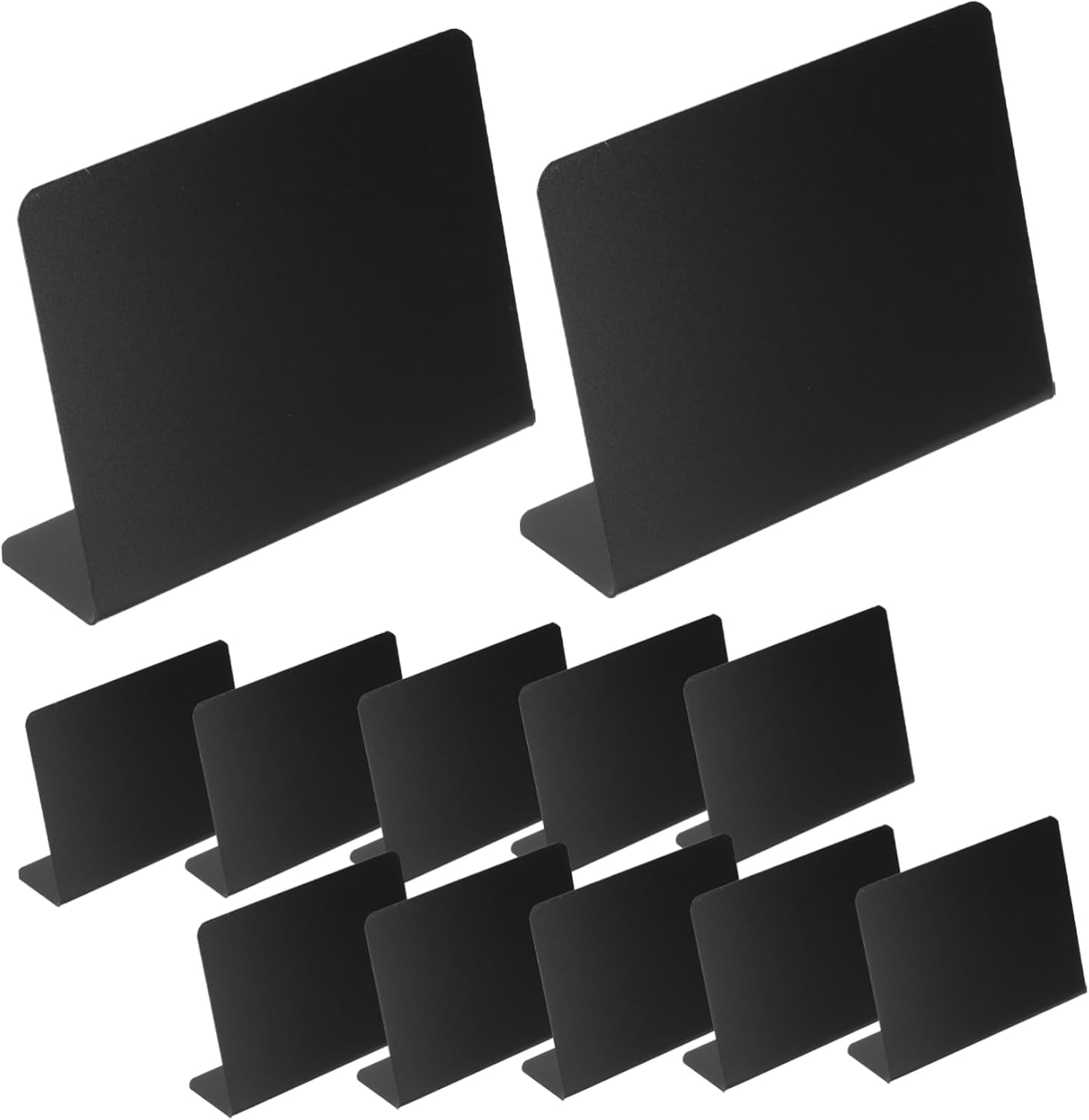 10sets Small Blackboard Sign Chalkboard Tabletop Sign for Fiesta Food Menu Table Numbers 12pcs*10