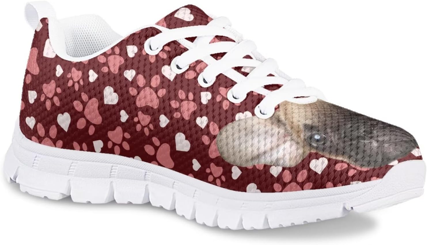 SYtrade Girls Slip-On Sneakers Lace-up Tennis Shoes Kids Athletic Shoes