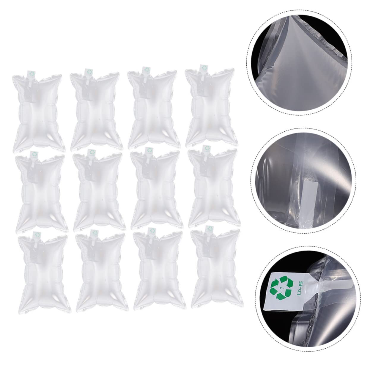 Lot de 50 Paquet D'emballage Gonflables Anti-collision 30 X 40 Cm en Film Coextrudé pour Calage Express, Coussin D'air Léger et Résistant pour Protection Colis Fragile
