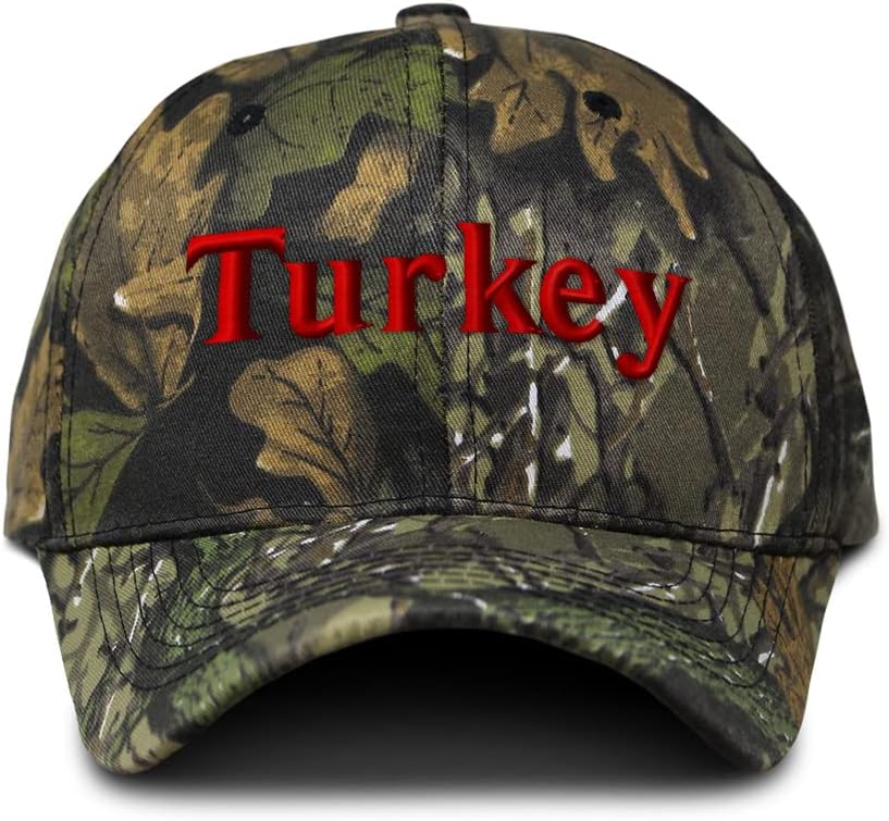 Camo Baseball Cap Turkey Love Cotton Hunting Dad Hats for Men & Women