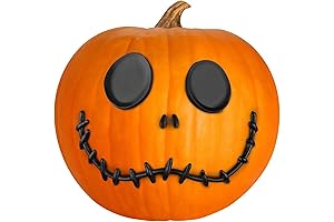 Gemmy Jack Skellington Push In Pumpkin Fall Lights Decoration