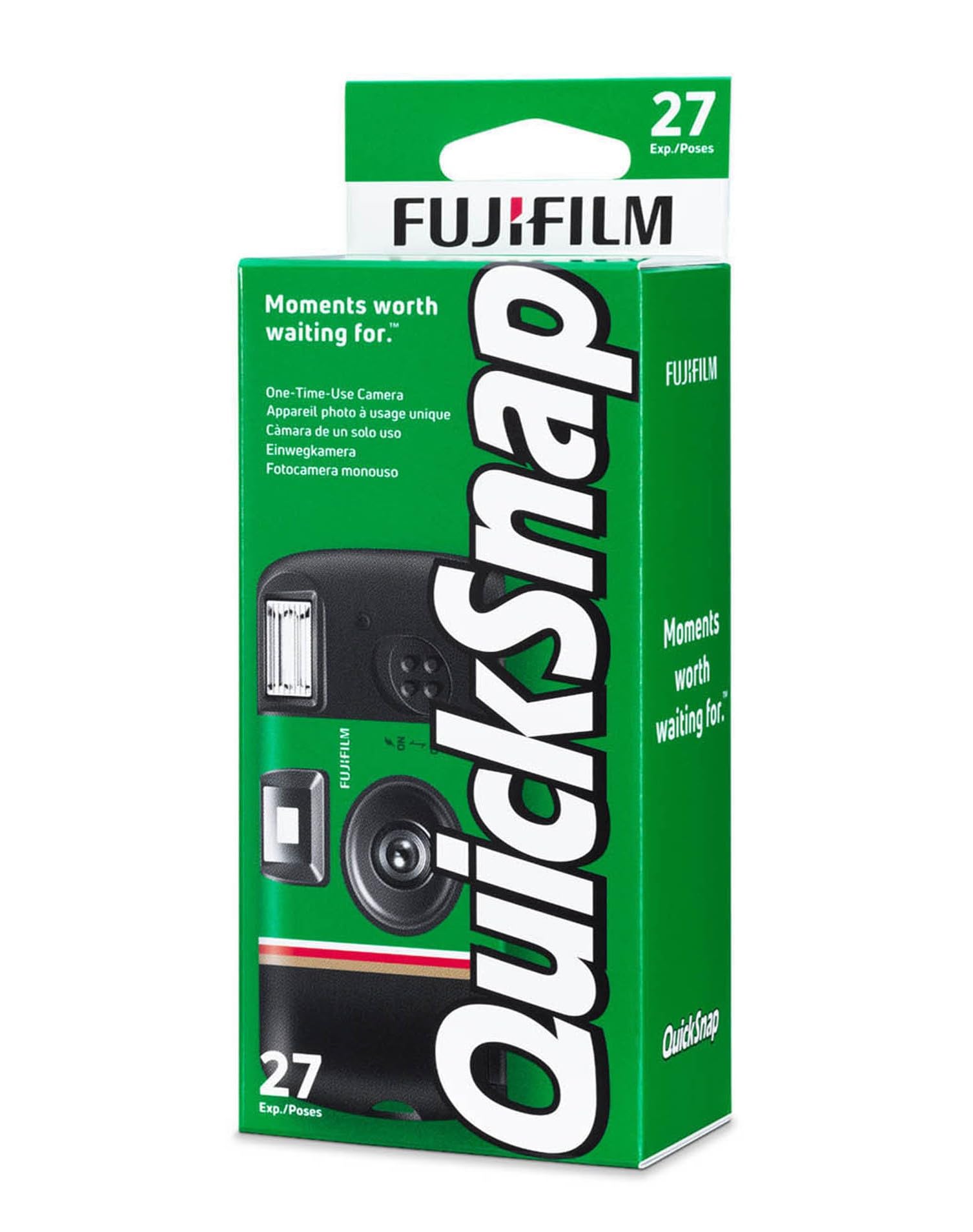 Fujifilm Quicksnap Flash One-Time-Use Disposable Camera (27 Exposures)