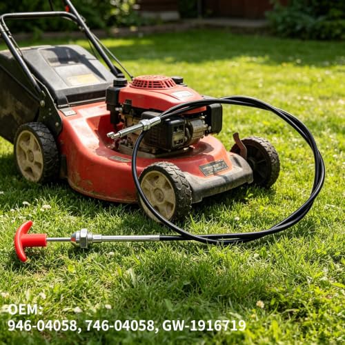 Cable de control inverso Troy-Bilt 21A para maniobrar en el huerto 7