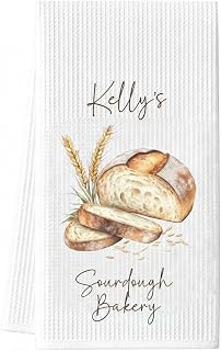 LASFOUR Personalized Sourdough Kitchen Towel, in My Sourdough Era Towel