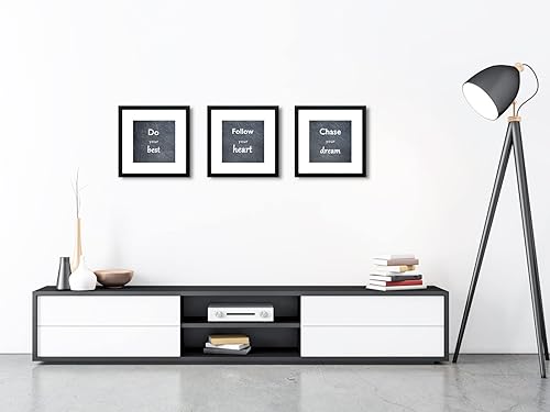 Vista 170 de Juego de 6 portarretratos de 5 x 7 con cristal real para fotos de 4 x 6 con paspartú o 5 x 7 sin paspartú, para pared o mesa, marcos de fotos