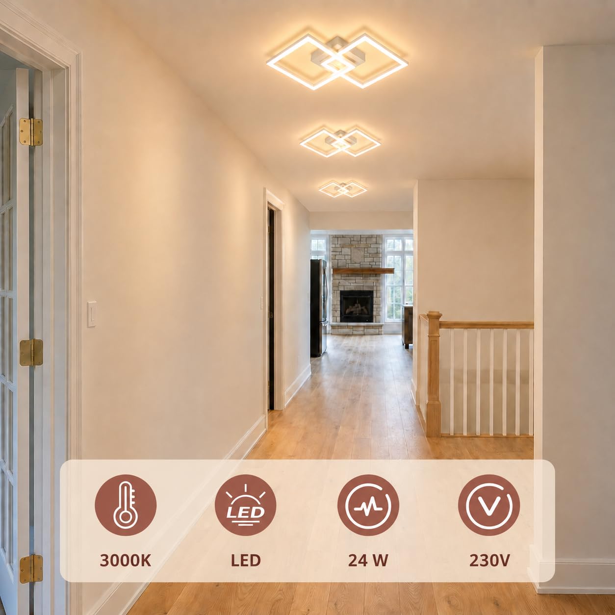 ZMH Lampada da soffitto LED Corridoio - Lampadas da corridoio Design