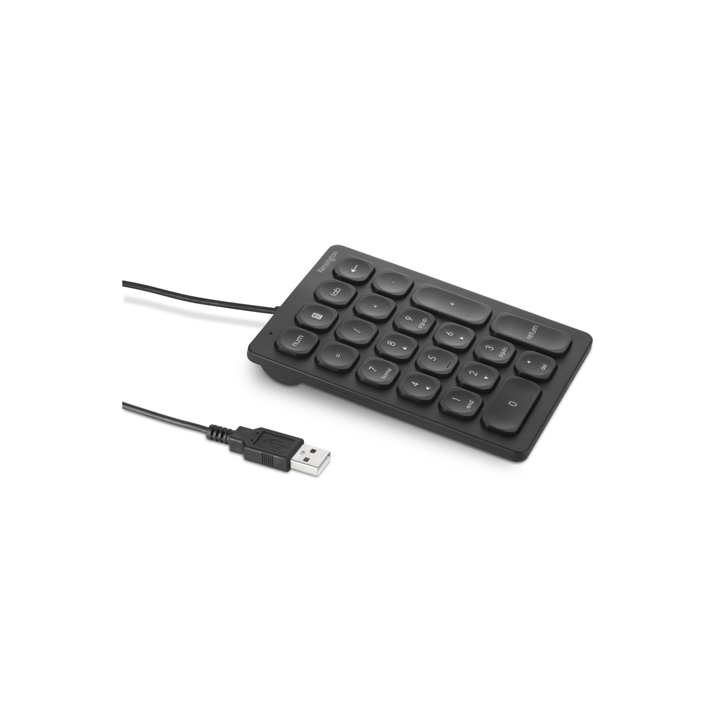 Kensington Teclado Numérico con Cable para USB-A de 21 Teclas con 4 Teclas de Acceso Directo para Ordenadores con Windows, macOS y Chrome OS, K79820WW