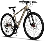 Mit 21-Gang Kettenschaltung: lassen sich die Gänge fast nahtlos durchschalten und bietet Ihnen eine große Auswahl an sanft schaltbaren Gängen für jedes Gefälle.