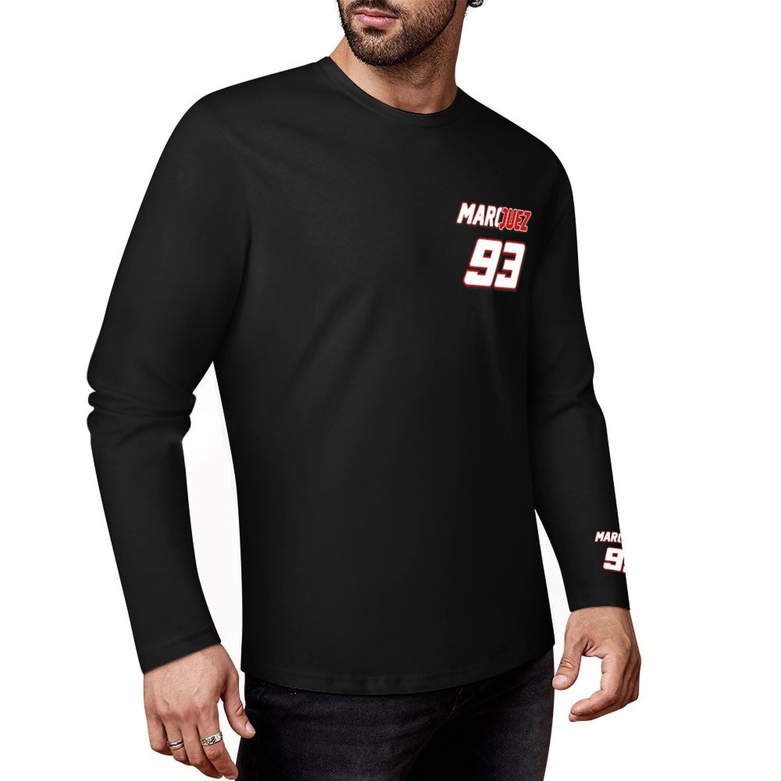 Amazon.co.jp: Tシャツ マルク マルケス Motogp 93 メンズ 長袖 ロング