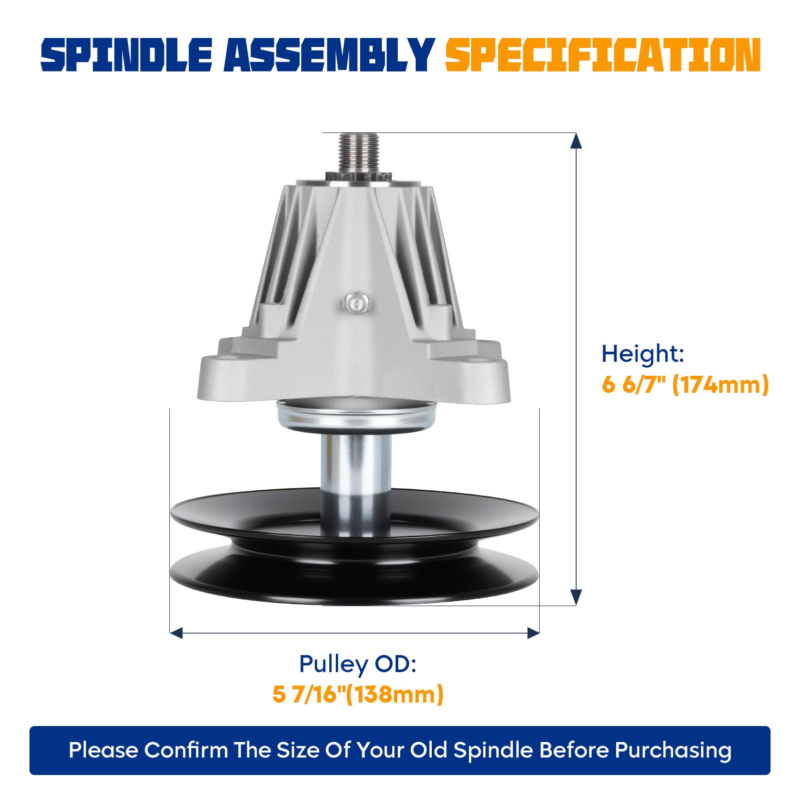Amazon.com : ZT1-54 Spindle Assembly 918-06978 618-06978 Fit for
