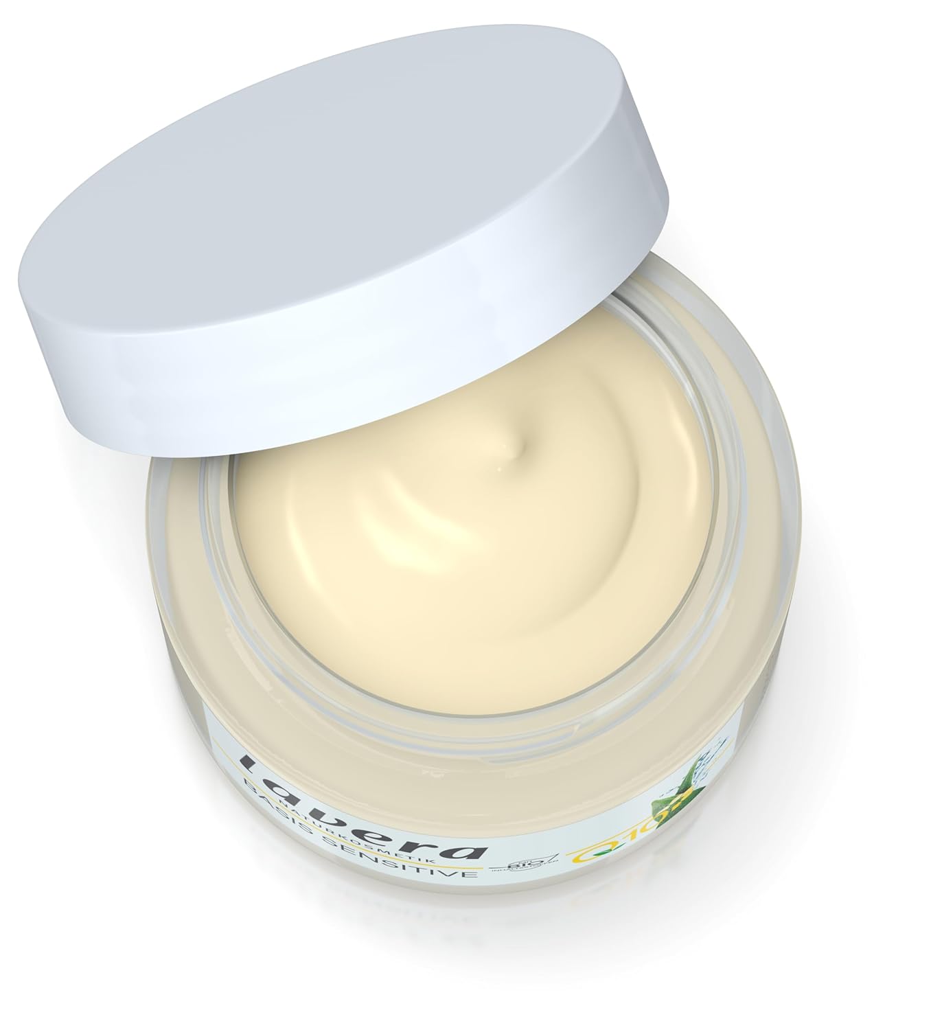 lavera Basis Sensitive Anti Wrinkle Moisturizing Cream - Face Cream with Q10 & Aloe Vera - Moisturizing Facial Cream - Anti Aging Cream - PETA Certified - Vegan - Made in Germany - 1.7 Fl Oz - Image 2