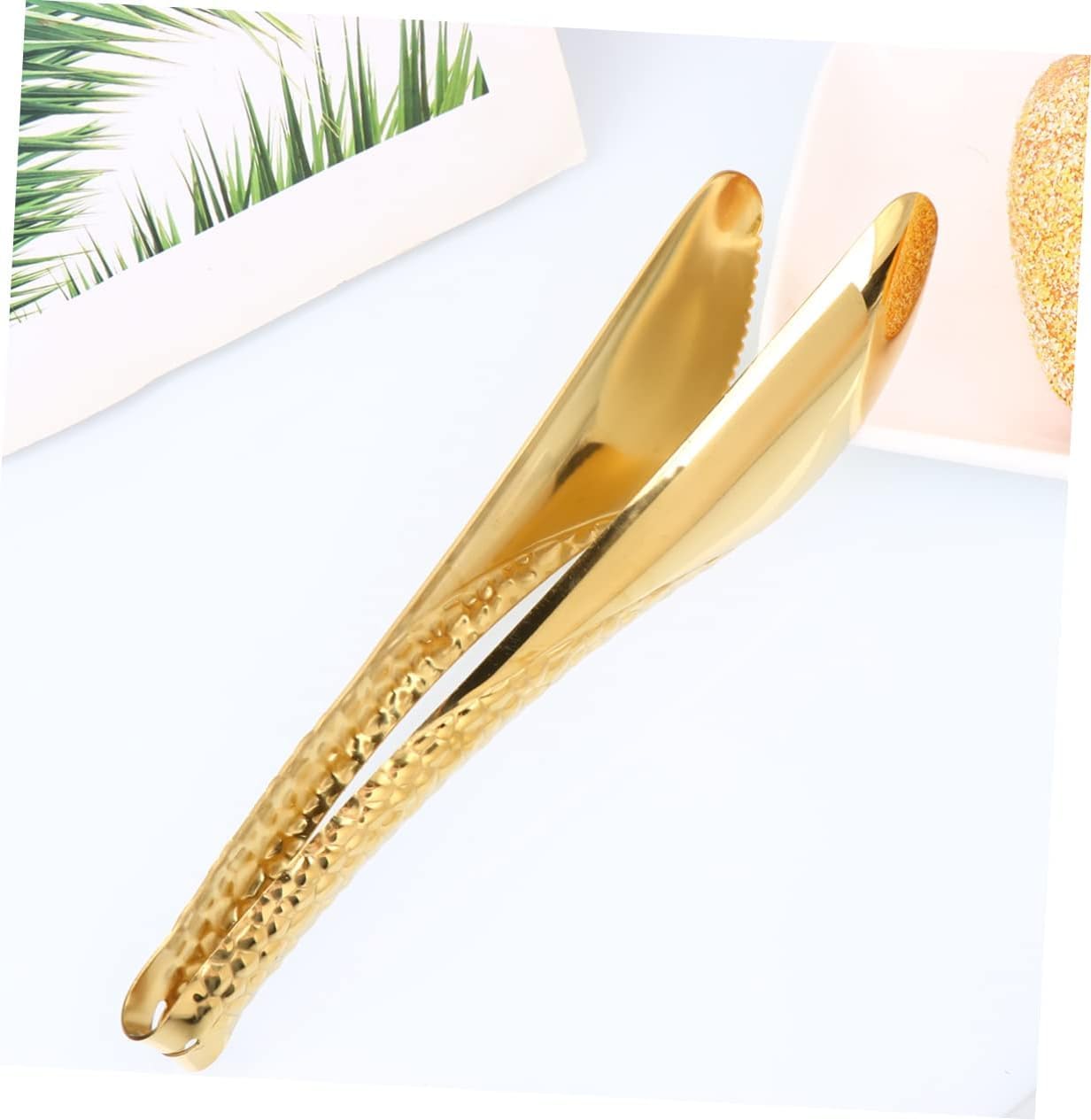 Cooking Tongs, 1pc Kitchen Tongs 9 in Bread Tongs Bread Clamp Baking Tong Cooking Tongs Ice Tong Stainless Steel Grill Grate BBQ Tong Kabob Grill Salad Tongs Bread Clip