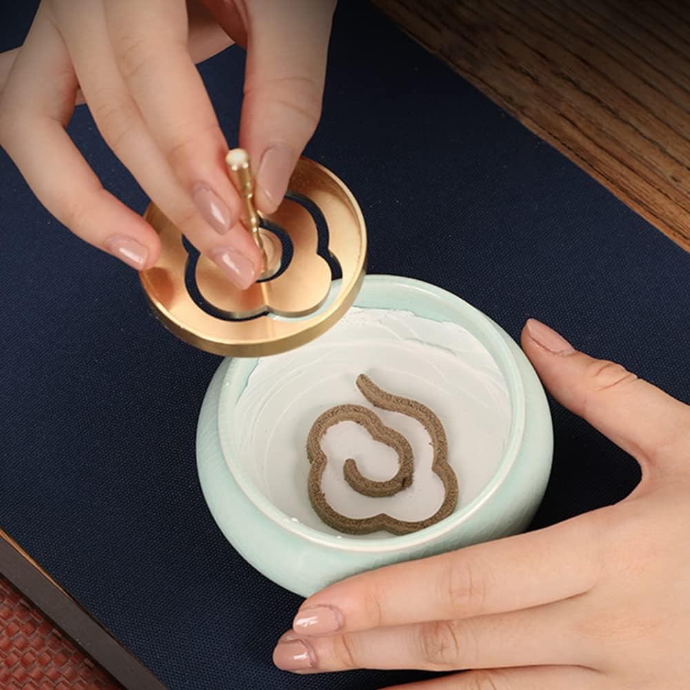 5 Pack Incense Making Kit with Kraft Paper Jar and Incense Seal Mold for DIY Fragrance Accessories