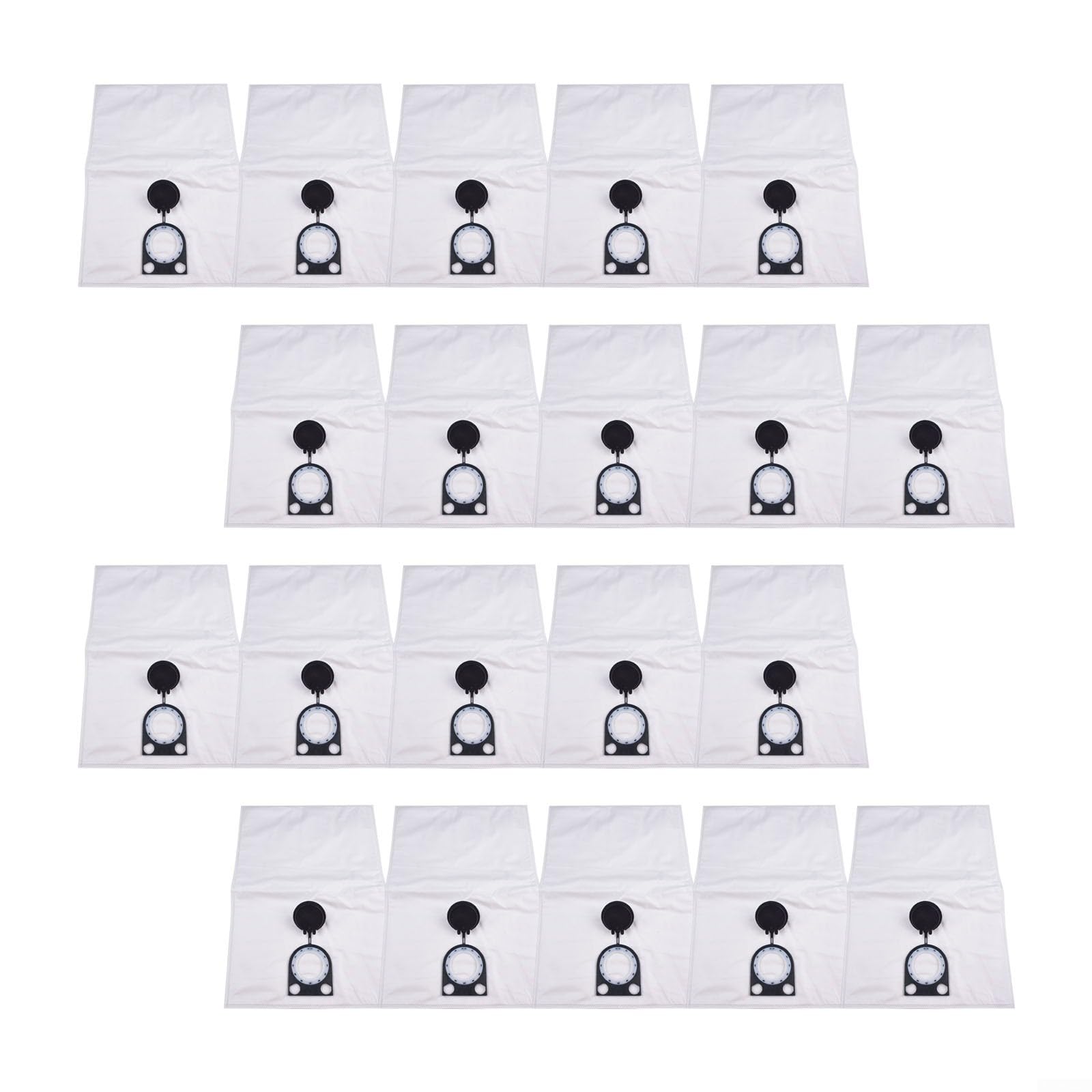 CNANRNANC Pack of 20 Vacuum Cleaner Bags, Dust Bags for Bosch GAS 35 L SFC+, GAS 35 M AFC Robot Vacuum Cleaner with Industrial Vacuum Cleaner Bags Vacuum Bags Accessories