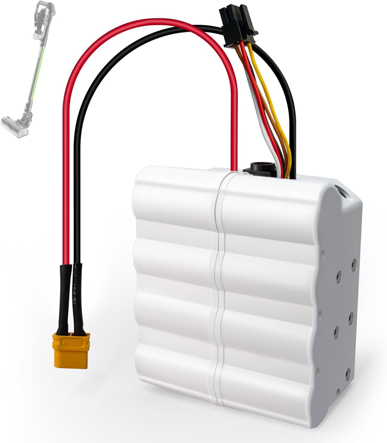 3000mAh Long Run-Time Replacement Battery for Bissell 25.2V ICONpet Turbo Vacuum Compatible with 3177A 3177B 31781 Models High-Performance Lithium Battery Lasting Power